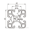 Soporte de trabajo de trabajo estándar europeo de aluminio negro 4040